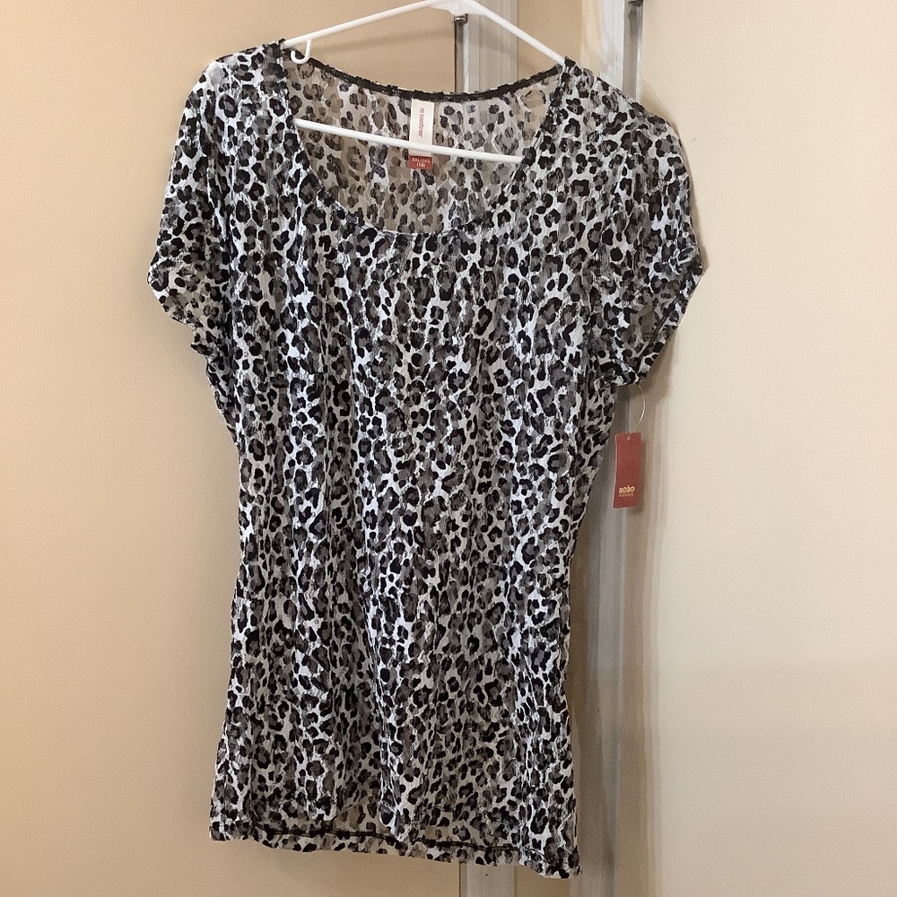 No Boundaries Sheer Lace T-Shirt Size XXL (2XG) 19 New with Tags